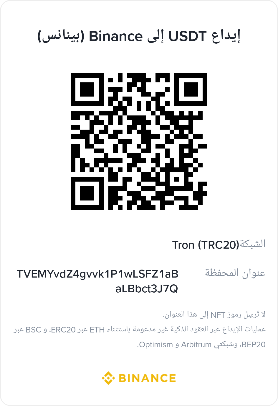 USDT QR Code